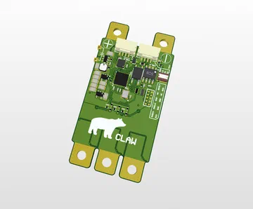 Claw ESC assembly render 2